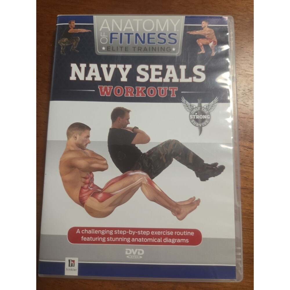 Anatomy Of Fitness Elite Training Navy Seals Workout Book DVD